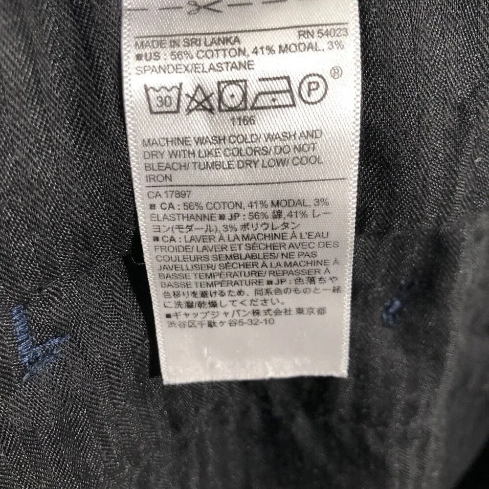 Banana Republic Pants Mens 34 W 34 L Blue Aiden Fit Chino Flat Front Preppy